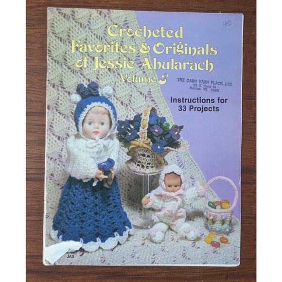 Variety of 9 Crochet Doll Pattern Booklets - Picture 10 of 10